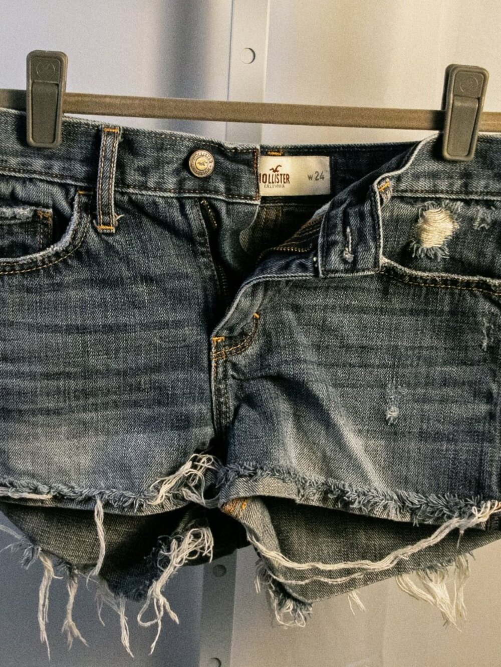 Hollister denim shorts